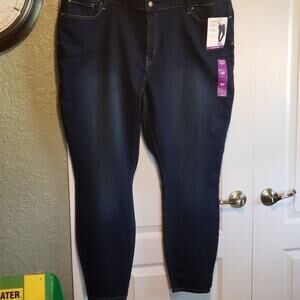 New levi  Strauss Signature  gold simply stretch mid rise skinny jeans 26M 38x30